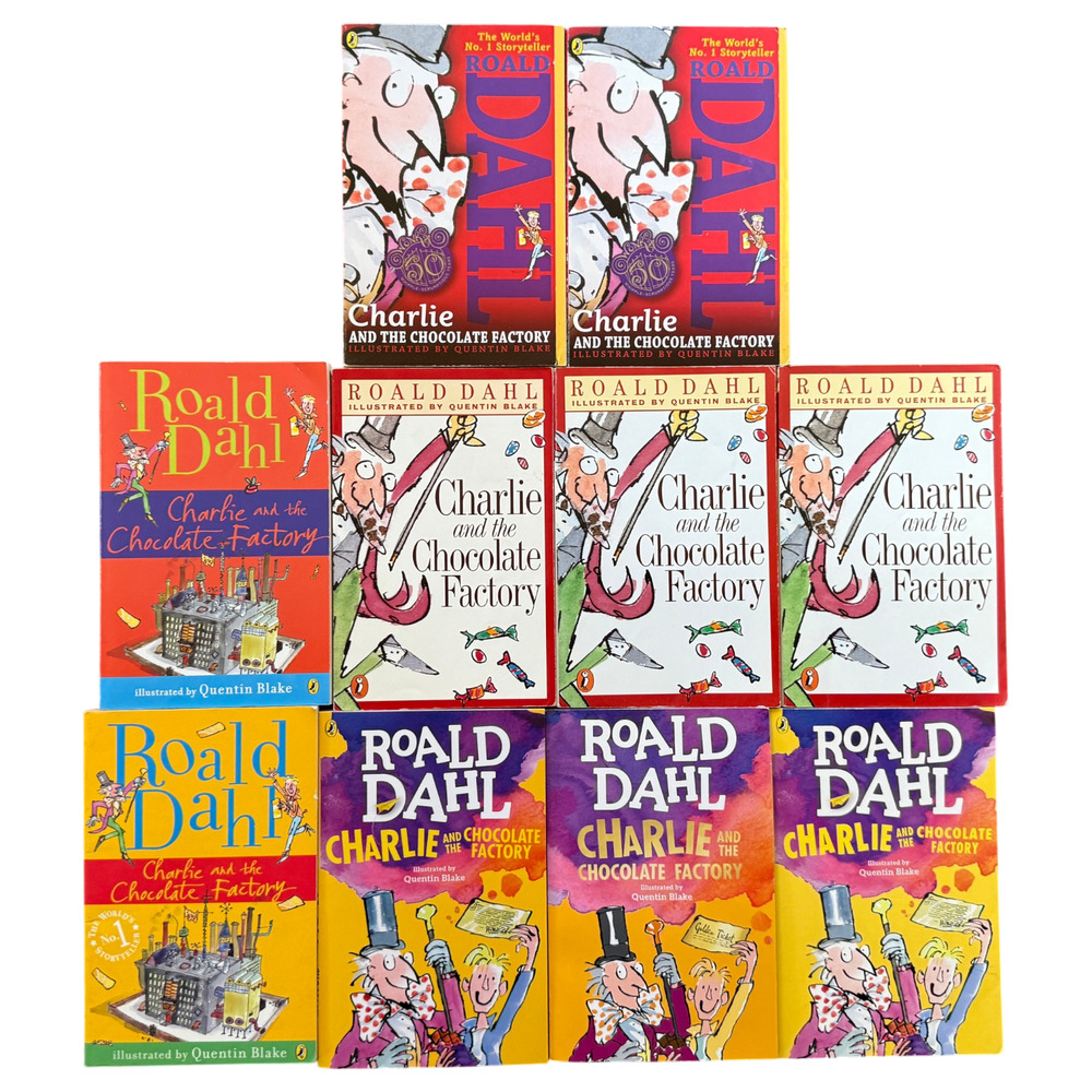 Guided Reading Lot of 10 Charlie and the Chocolate Factory Books Roald Dahl PB